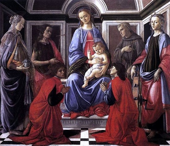 Retable de Saint Ambroise - Sandro Botticelli