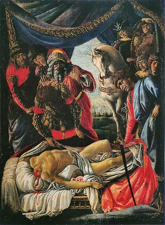 La Découverte du cadavre d'Holopherne - Sandro Botticelli