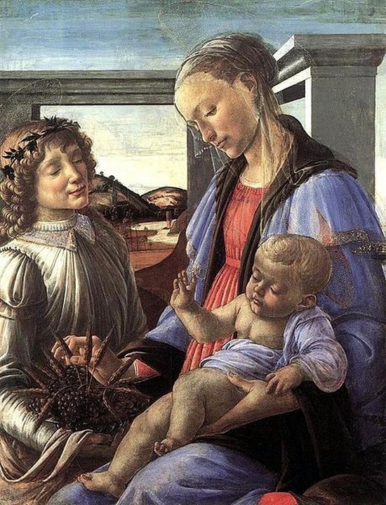 La Madone de l'Eucharistie - Sandro Botticelli