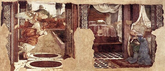 L'Annonciation de San Martino alla Scala - Sandro Botticelli