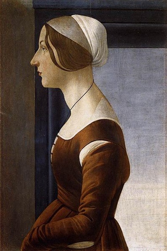 Portrait de jeune femme - Sandro Botticelli