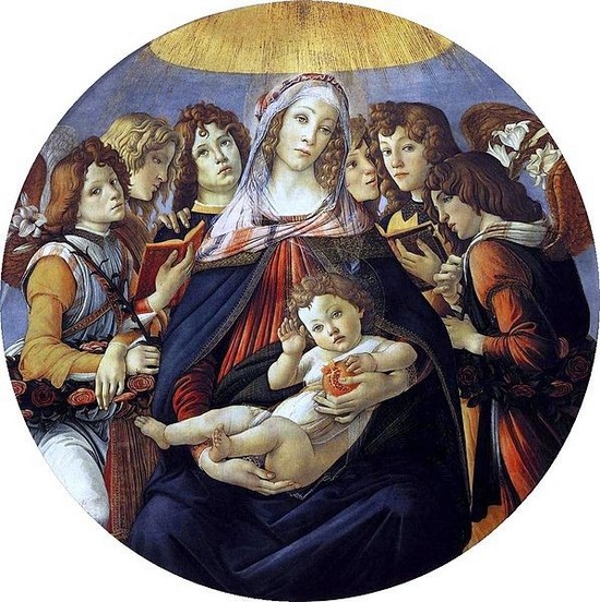 La Vierge à la grenade - Sandro Botticelli