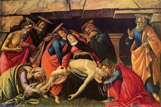 La Lamentation sur le Christ mort - Sandro Botticelli