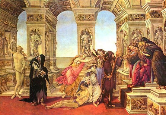 La Calomnie d'Apelle - Sandro Botticelli