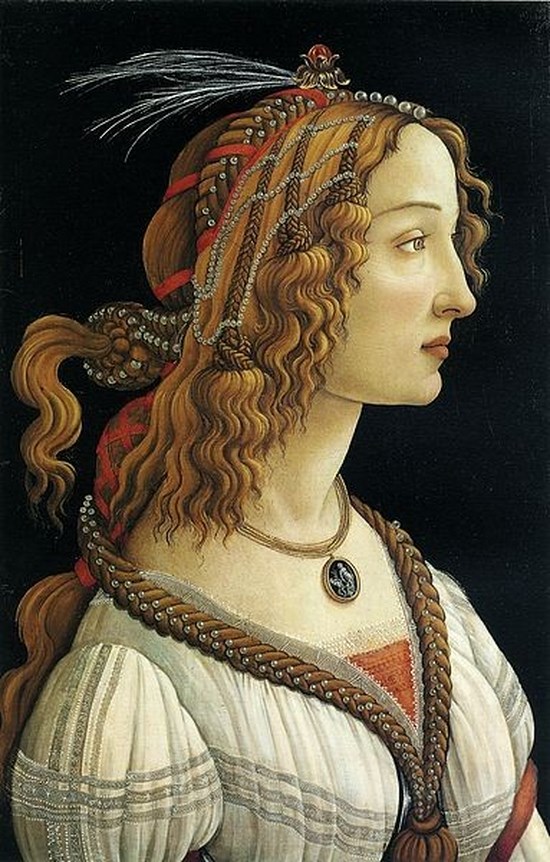 Portrait de jeune femme - Sandro Botticelli