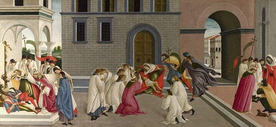 Trois miracles de saint Zénobi 1 - Sandro Botticelli