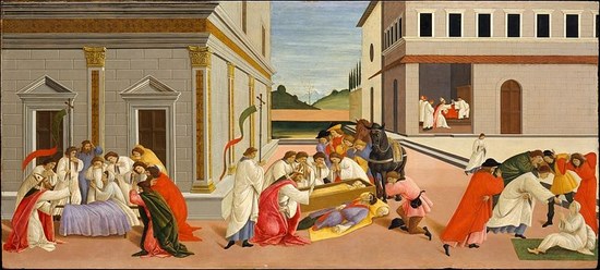Trois miracles de saint Zénobi 2 - Sandro Botticelli