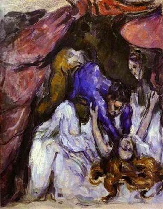 La femme étranglée - Paul Cézanne