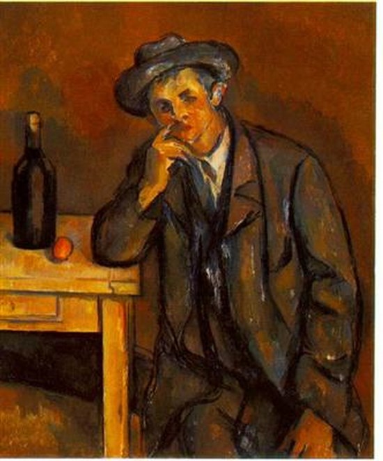 Le buveur - Paul Cézanne