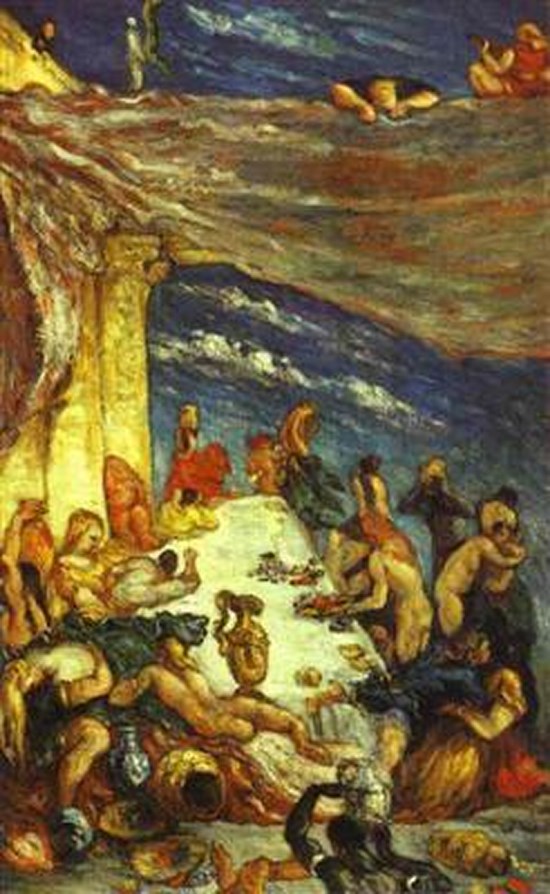 Le banquet - Paul Cézanne