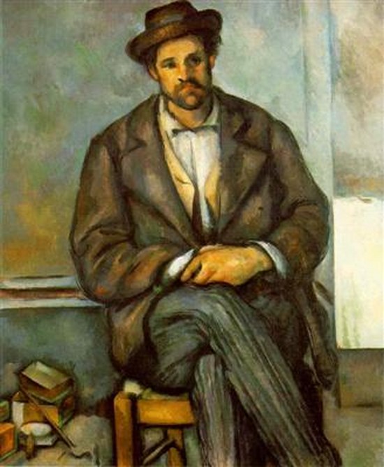 Paysan assis - Paul Cézanne