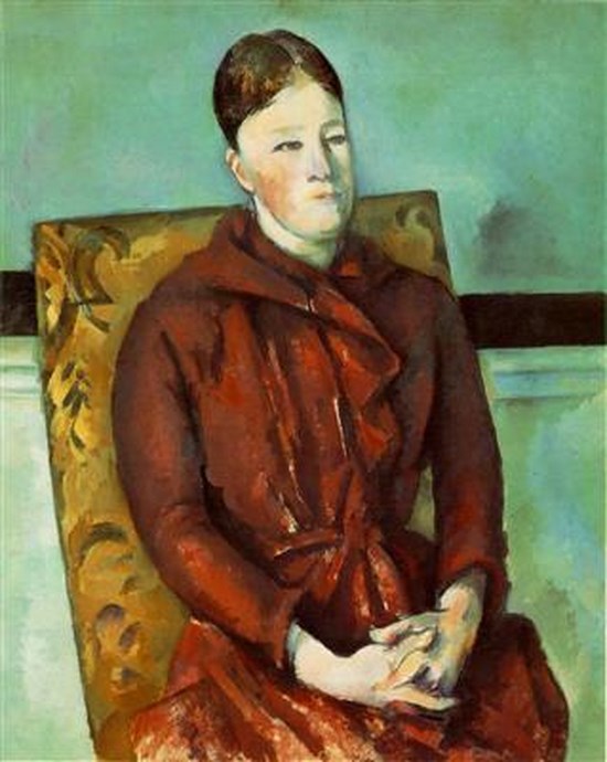 Madame Cezanne dans une chaise jaune - Paul Cézanne