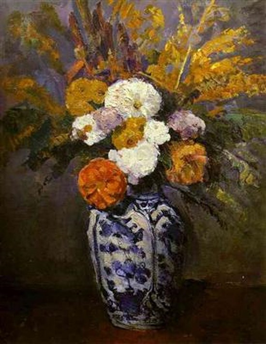 Vase de Dahlias - Paul Cézanne