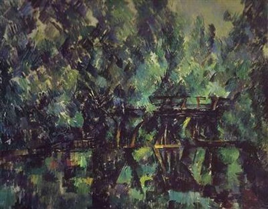 Pont et piscine - Paul Cézanne