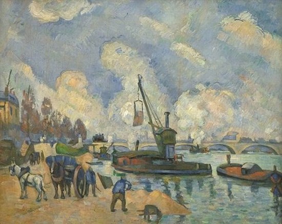 La Seine à Bercy - Paul Cézanne