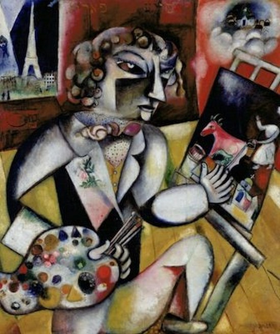 Autoportrait aux sept doigts - Marc Chagall