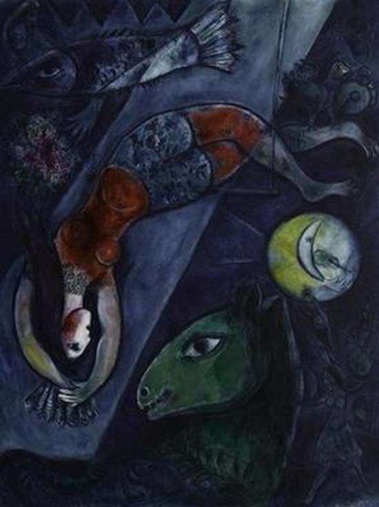 Le cirque bleu - Marc Chagall