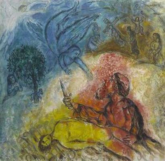 Le sacrifice d'Isaac - Marc Chagall