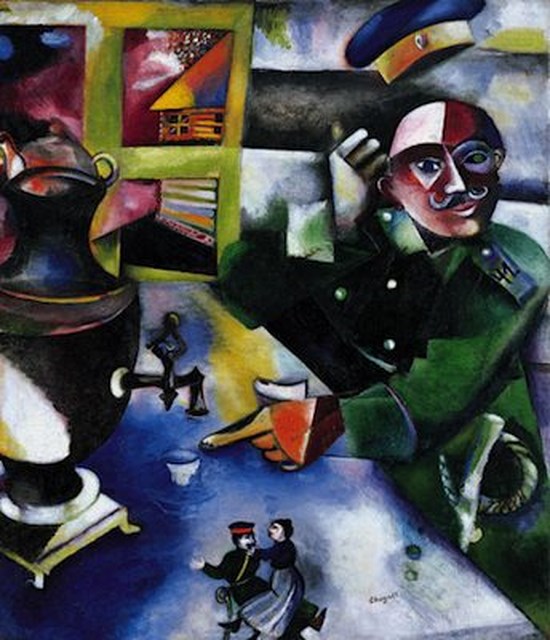 Le soldat boit - Marc Chagall