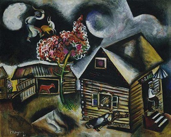 Pluie - Marc Chagall