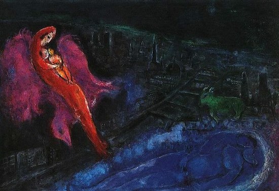 Ponts de la Seine - Marc Chagall