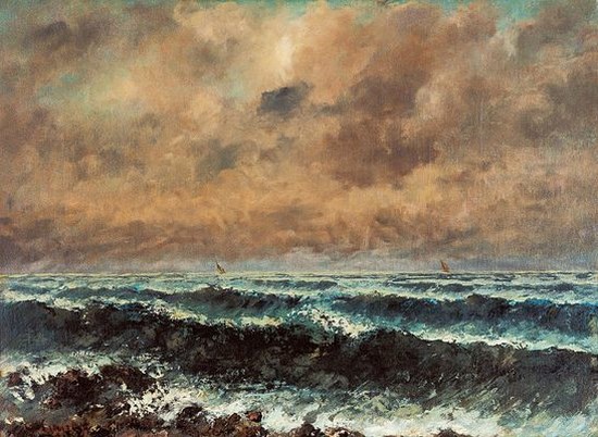 La mer en automne - Gustave Courbet