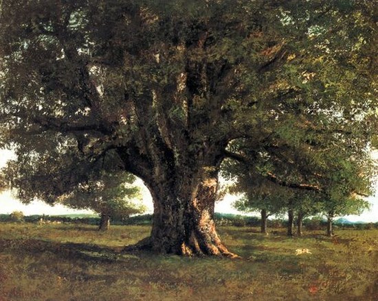 Le chêne de Flagey - Gustave Courbet