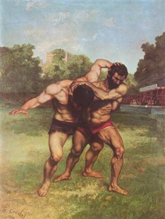 Lutteurs - Gustave Courbet