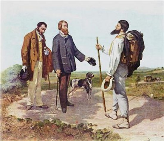 Rencontre - Gustave Courbet