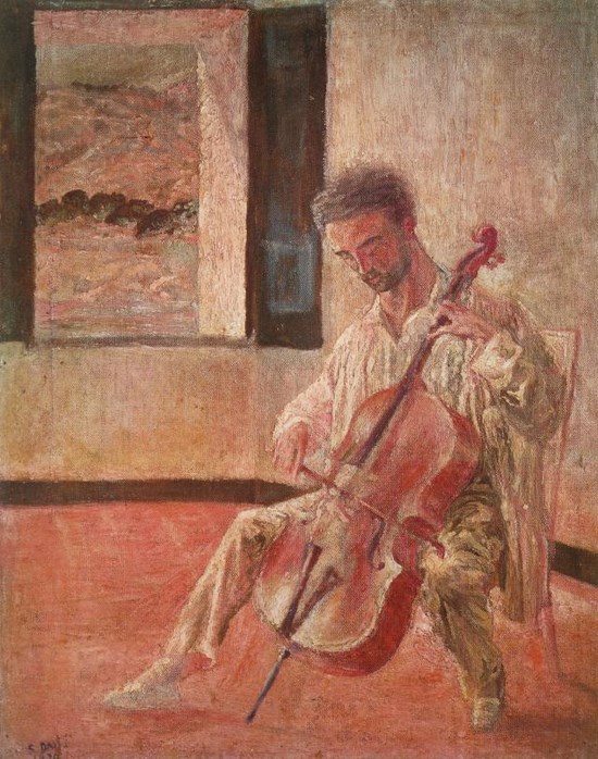 Portrait du violoncelliste Ricardo Pichot - Salvador Dali