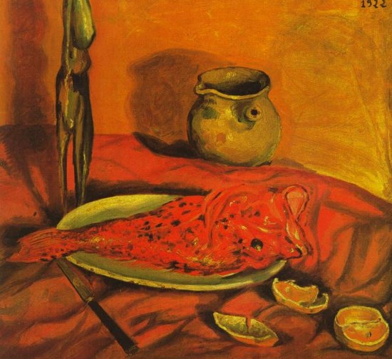 Nature morte (Pulpo y Scorpa) - Salvador Dali