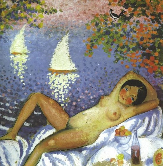 Nu dans un paysage - Salvador Dali