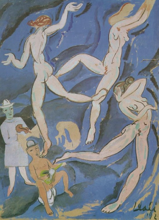 Composition satirique ('La Danse' de Matisse) - Salvador Dali