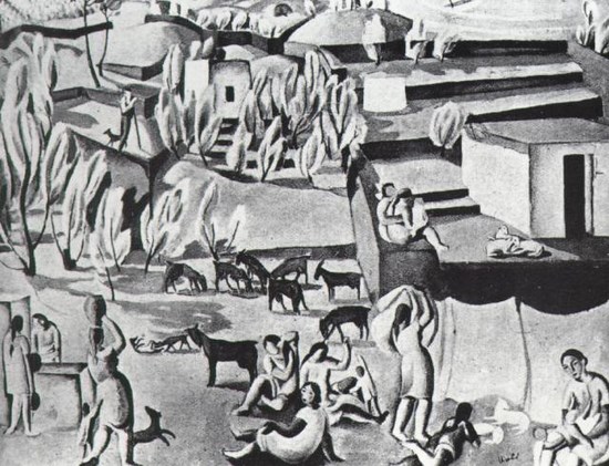 Paysage proche de Cadaqués - Salvador Dali