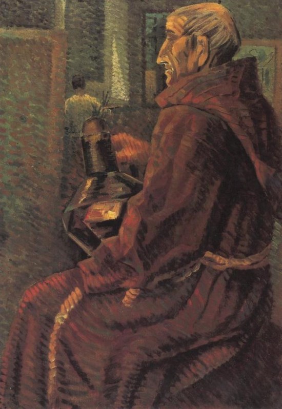 Moine assis - Salvador Dali
