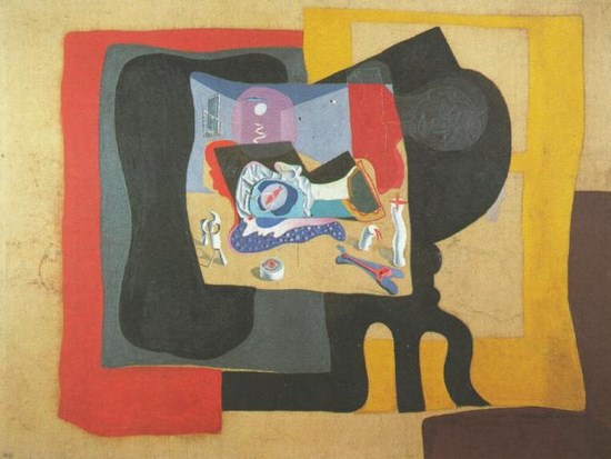 Nature morte avec clair de lune - Salvador Dali