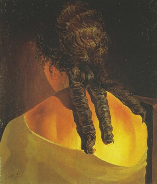 Fille de dos - Salvador Dali