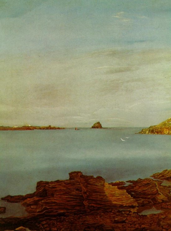 Rochers à Llane (Paysage près de Cadaqués) - Salvador Dali