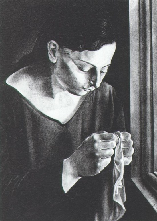 Ana Maria cousant - Salvador Dali