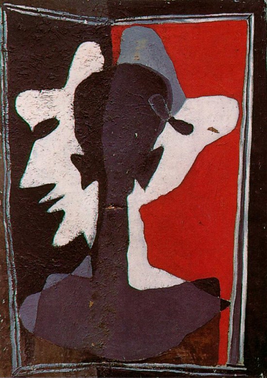 Autoportrait dupliqué en trois - Salvador Dali