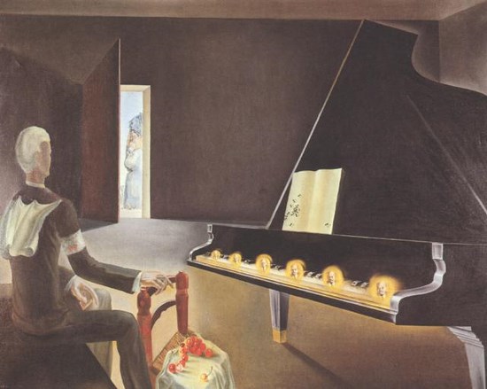 Hallucination partielle : six apparitions de Lénine sur un piano à queue - Salvador Dali