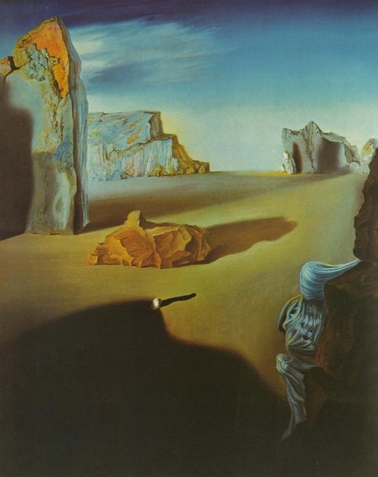 Descente de l'ombre de la nuit - Salvador Dali