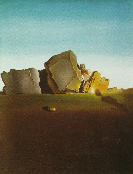 Symbiose d'une tête de coquillage - Salvador Dali