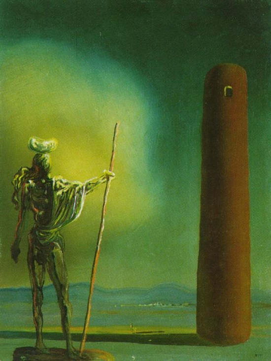 Le chevalier sur la tour - Salvador Dali
