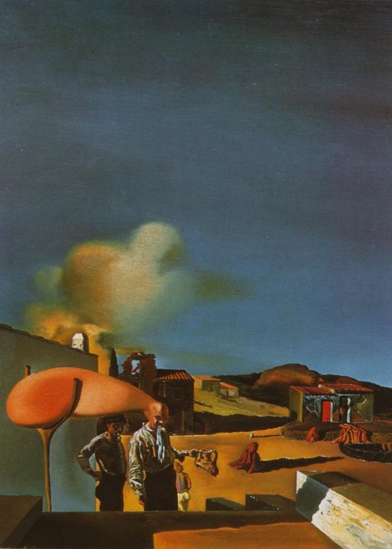 La harpe moyenne fine et invisible - Salvador Dali