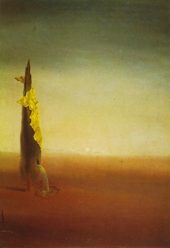 La naissance des craintes liquides - Salvador Dali