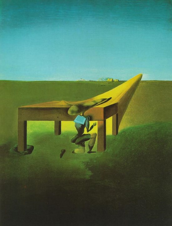 Moi-même à l'âge de dix ans lorsque j'étais enfant sauterelle - Salvador Dali
