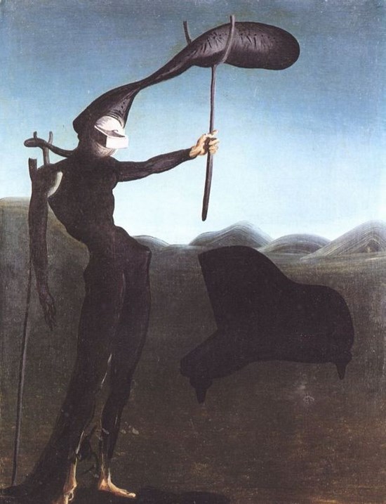 La harpe invisible - Salvador Dali