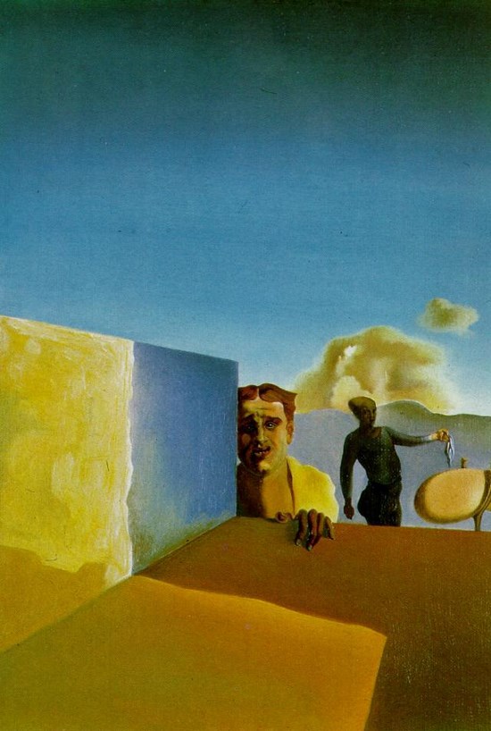 Coiffeur déprimé par le beau temps persistant - Salvador Dali
