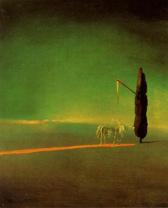 Osmose éclipse et légumes - Salvador Dali